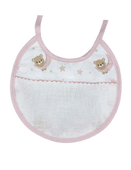 Babero estampado 5704M1 Marbet (18,00 x 17,00 cm), blíster de 3 u