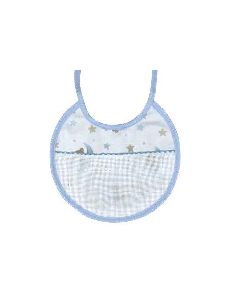 Babero estampado 5704M1 Marbet (18,00 x 17,00 cm), blíster de 3 u