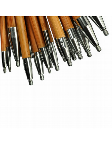 Agujas intercambiables 10 cm Spin Bamboo ChiaoGoo 2504