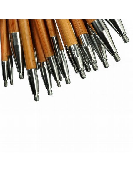 Agujas intercambiables 10 cm Spin Bamboo ChiaoGoo 2504