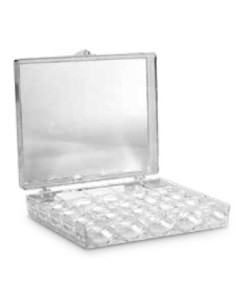 Caja transparente para 25 canillas 728144, unidad