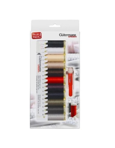 Set Coselotodo 100 m + regleta y seam-fix 734578, 11 bobinas