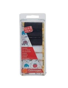 Set Coselotodo 100 m blanco & negro 731110, 7 bobinas