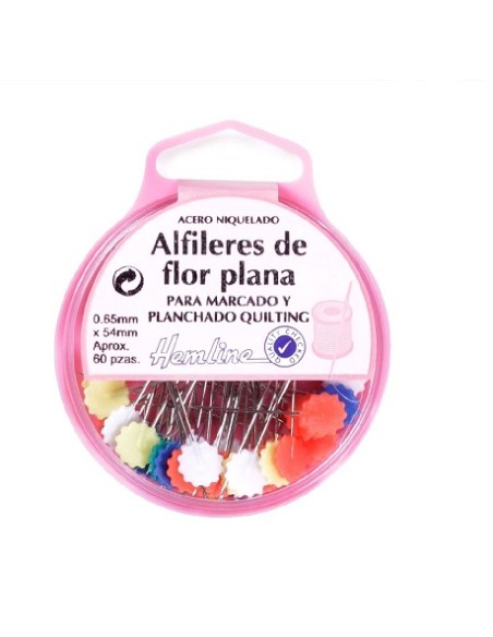 Alfileres patchwork Hemline H707 54x0.65 mm, 60 u