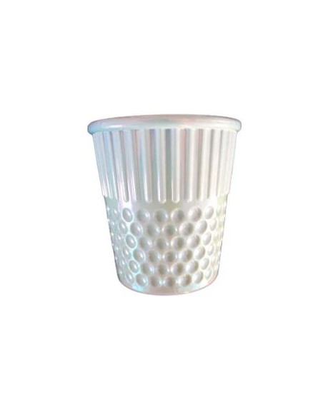 Dedal cubilete blanco perlado H4911.WH