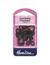 Corchete peletero 40 mm Hemline, blister de 3 juegos