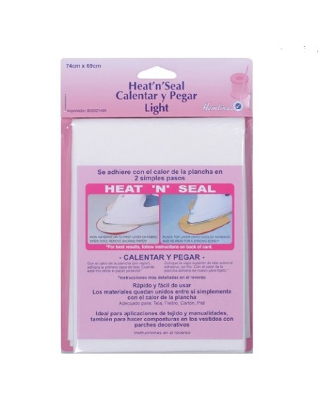 Film termoadhesivo Hemline H820L, blister de 74 x 69 cm