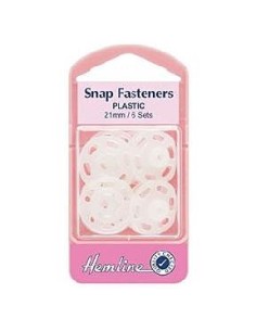 Broche nylon 21 mm Hemline 424XL, 6 juegos