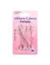 Alfiler perla 65 mm Hemline H711, 10 unidades