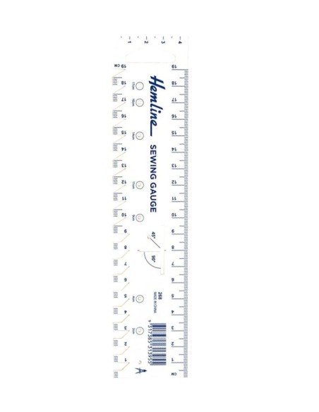 Regla calibrador de costura Hemline H268