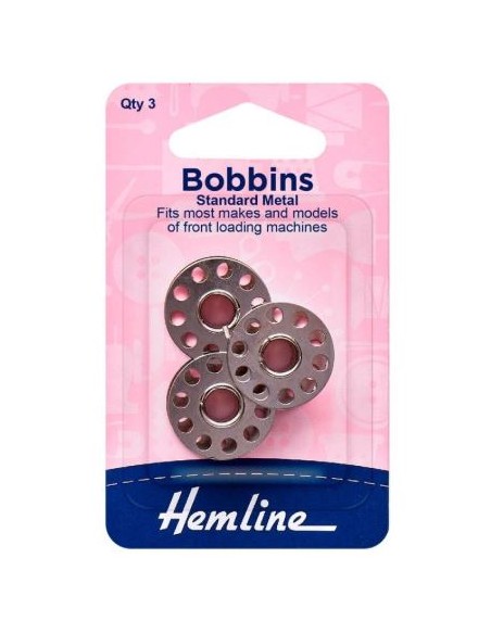 Canilla máquina Hemline H120.01, blíster de 3 u