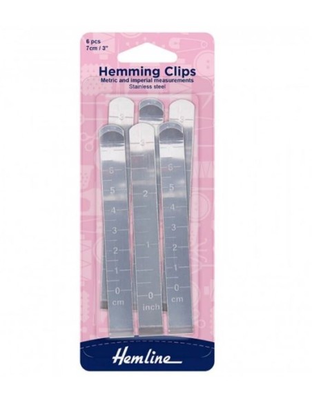 Clips para dobladillos Hemline H188, blister