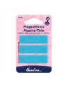 Soportes magnéticos para tela Hemline H671, blíster de 3 u