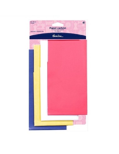Papel carbón Hemline H753, 5 hojas