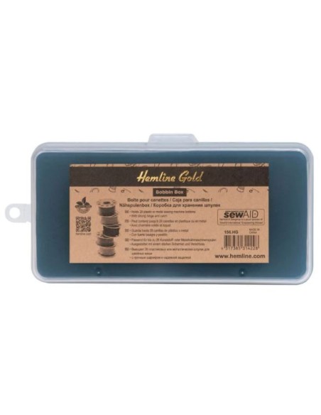 Caja canillas Hemline 156.HG negro, unidad