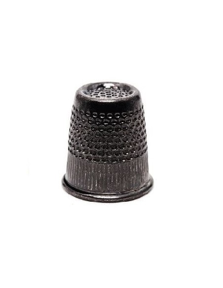 Dedal metálico HG300 negro talla m 16 mm, 5 blíster