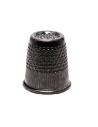 Dedal metálico HG300 negro talla m 16 mm, 5 blíster