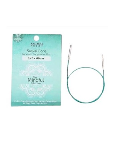 Cables giratorios acero inox. Knitpro Mindful