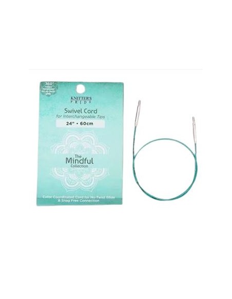 Cables giratorios acero inox. Knitpro Mindful
