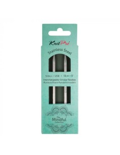 Aguja intercambiable Knitpro Mindful 13 cm, par