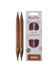 Aguja intercambiable Knitpro Ginger 10 cm, par