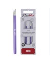 Aguja intercambiable KnitPro Zing 10 cm, par
