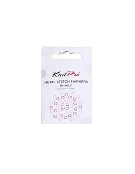 Marcapuntos metálico Amour Knitpro 45515