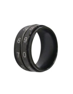 Anillo cuentavueltas Black Row Knitpro, unidad