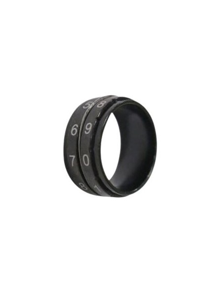 Anillo cuentavueltas Black Row Knitpro, unidad
