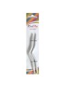 Aguja para trenzar aluminio KnitPro 45503, blíster de 2 surt.