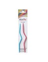 Aguja para trenzar aluminio KnitPro 45501, blíster de 2 surt.