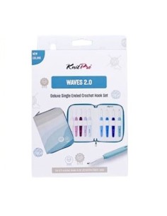 Set 9 ganchillos Waves 2.0 Deluxe KnitPro 30951