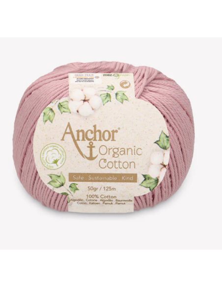 Hilo Anchor Organic Cotton 4660004 50 gr, ovillo