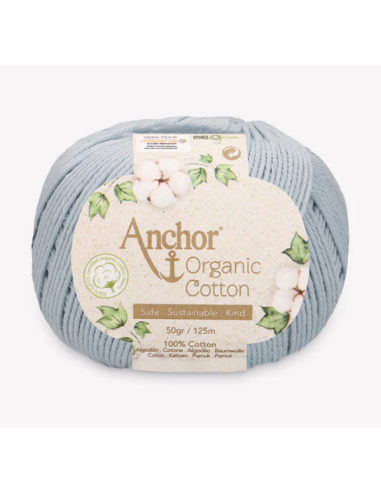 Hilo Anchor Organic Cotton 4660004 50 gr, ovillo
