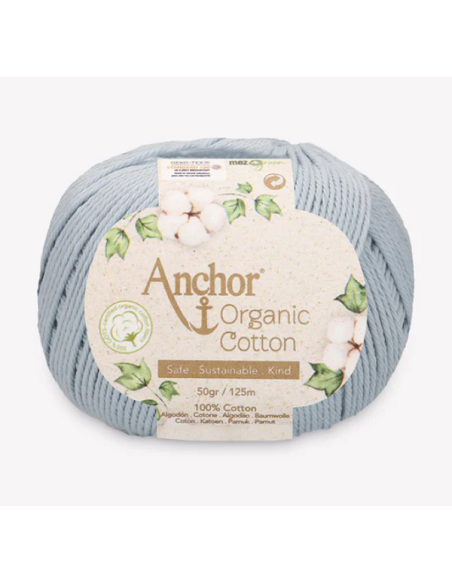 Hilo Anchor Organic Cotton 4660004 50 gr, ovillo