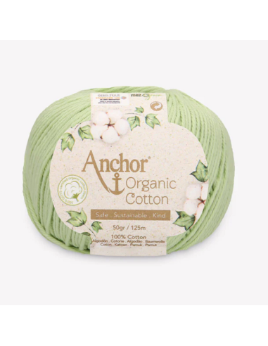 Hilo Anchor Organic Cotton 4660004 50 gr, ovillo