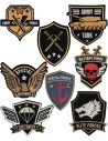 Expositor bordado 8273 military, 24 u