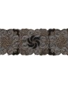 Pasamenería bordado ancho lurex 9689 60 mm, metro