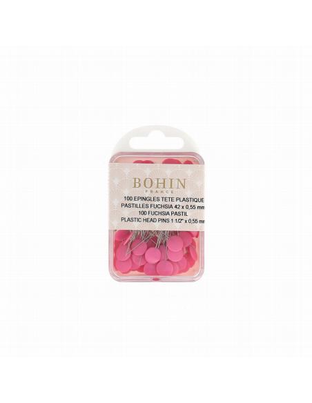Alfileres patchwork Bohin 26706, caja de 100 alfileres