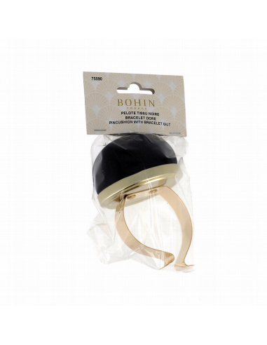 Alfiletero pulsera Bohin 75590 Negro, unidad