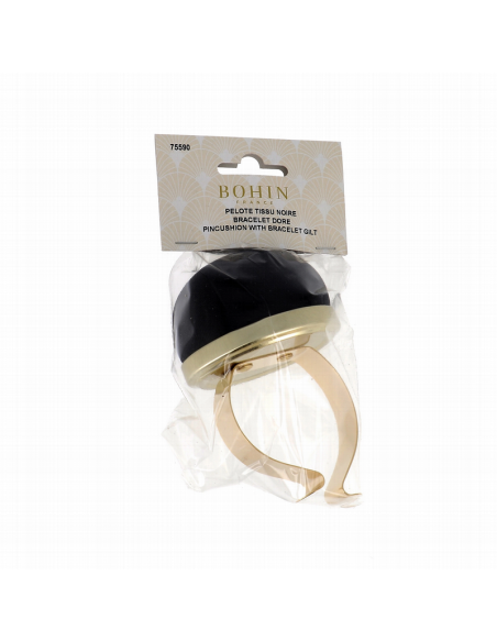 Alfiletero pulsera Bohin 75590 Negro, unidad