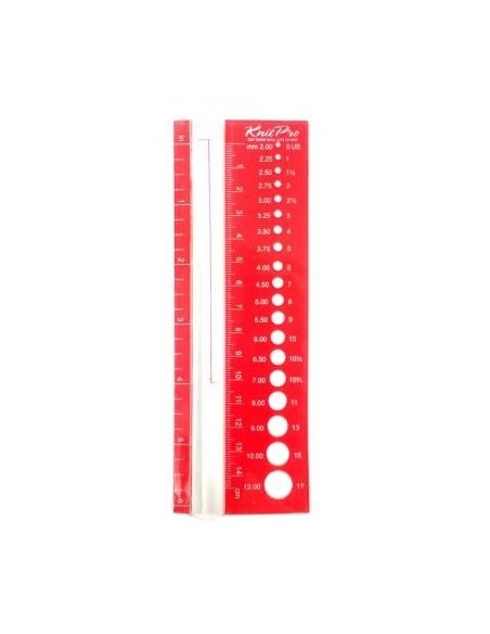 Medidor de agujas rectangular Knitpro 10701