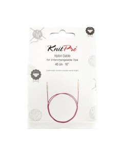 Cable plateado púrpura Knitpro