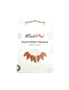 Marcapuntos Zooni Orange Lily Knitpro 10931