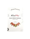 Marcapuntos Zooni Orange Lily Knitpro 10931