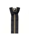 Cremallera cerrada nylon malla 5 mm efecto metal oro viejo B7CUWQ0132