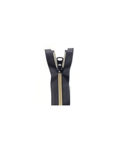 Cremallera separador nylon malla 5 mm efecto metal oro viejo