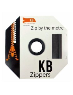 Cremallera continua nylon malla 6 mm Praga KB, carrete de 10 m