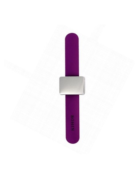 Alfiletero pulsera magnética Bohin 98986 Púrpura, unidad
