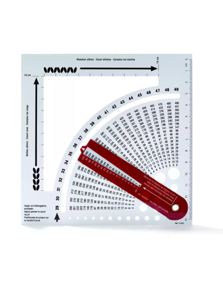 Calculador de tricotar con bastidor cuadrado Prym 611735, blister